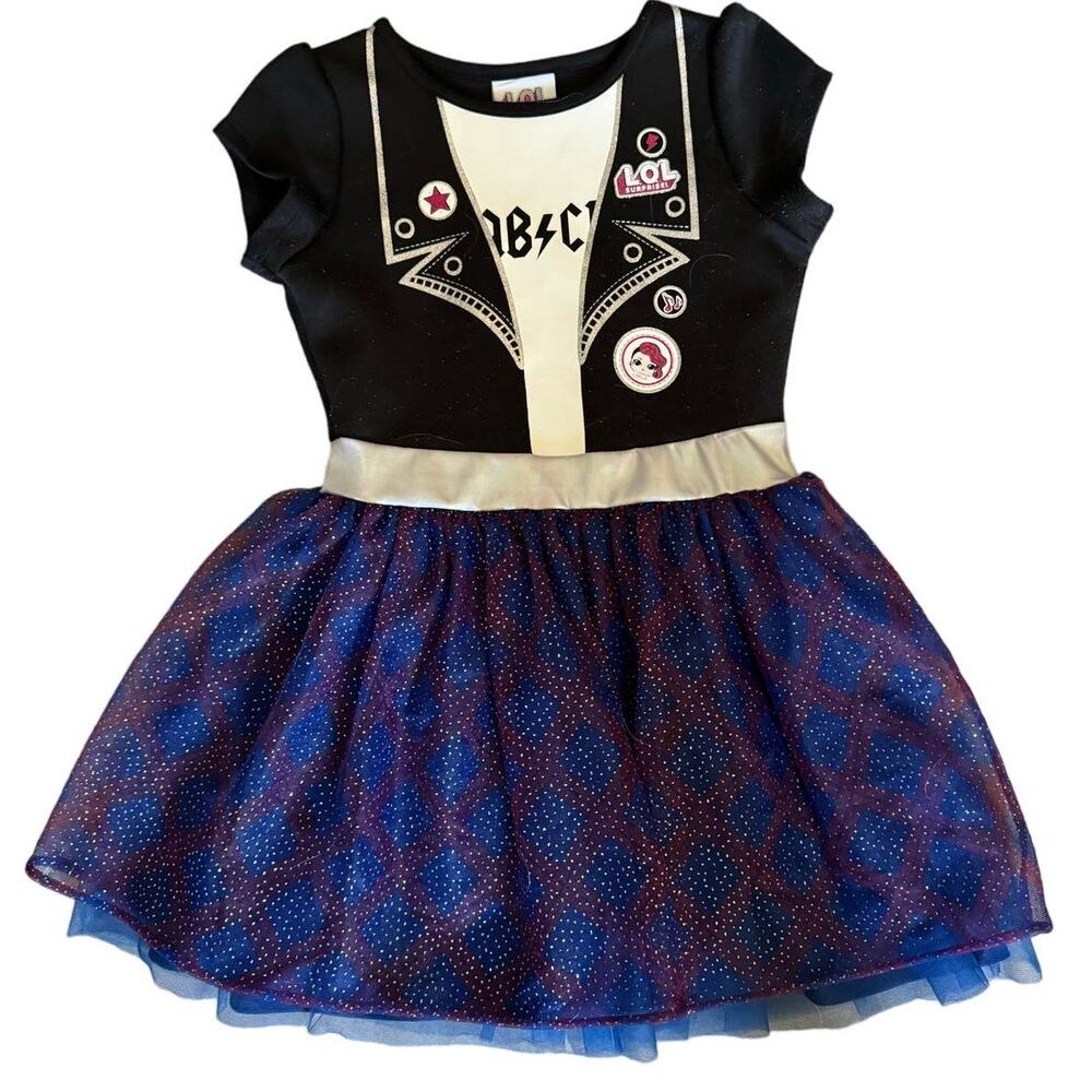 L.O.L. Surprise Girls Rocker Dress Size 6X
